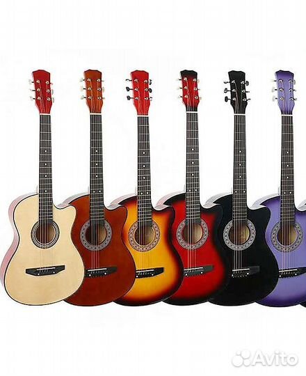 Гитара белуччи новая 38 фолк акустическая