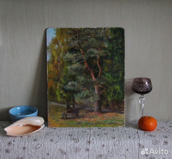 Картина маслом Летний Пейзаж Зеленоград