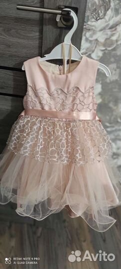 Платье для девочки 68 74