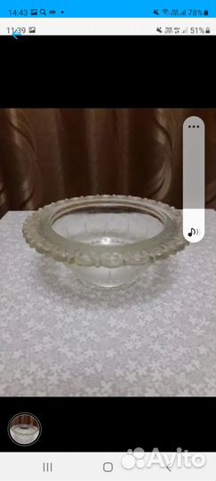 Хрустальная ваза, посуда стекло и тд