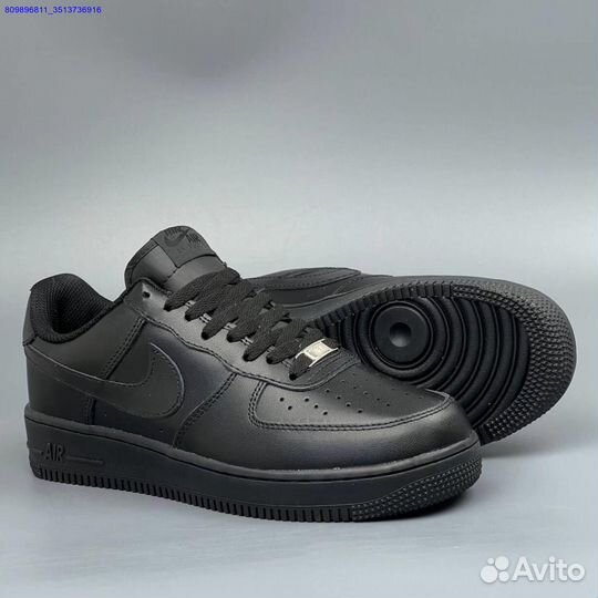 Nike Air Force 1 Black (Арт.85432)