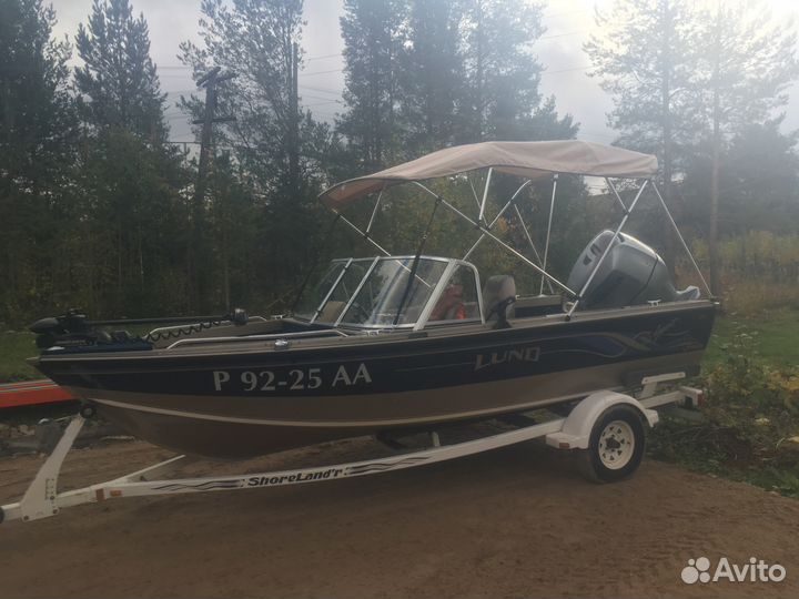 Американский катер lund PRO sport 1600