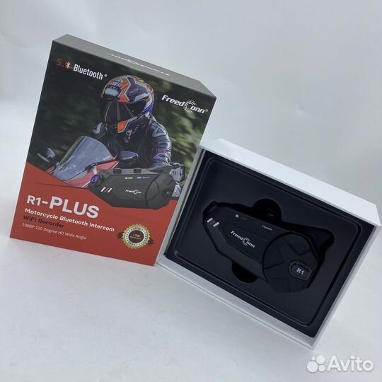 Мотогарнитура FreedConn R1+, блютус wifi видеореги