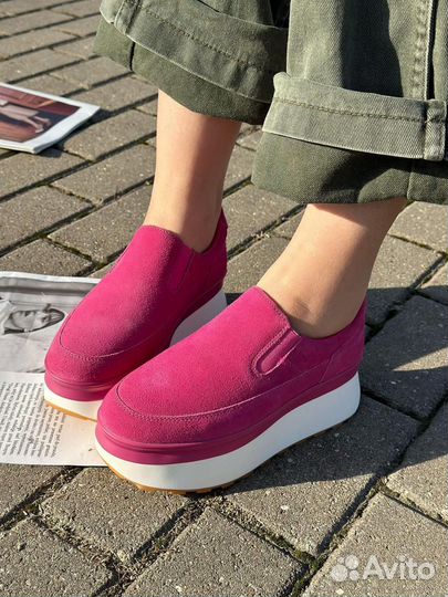 Слипоны женские натуральная