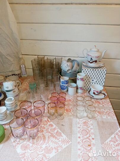 Стаканы, бокалы, посуда чашки блюдца СССР