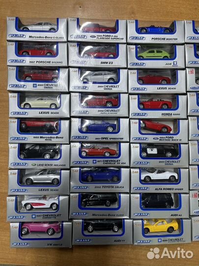 Модели автомобилей 1 60 welly