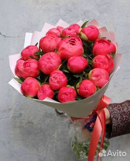 Пионы Букеты Цветы Доставка