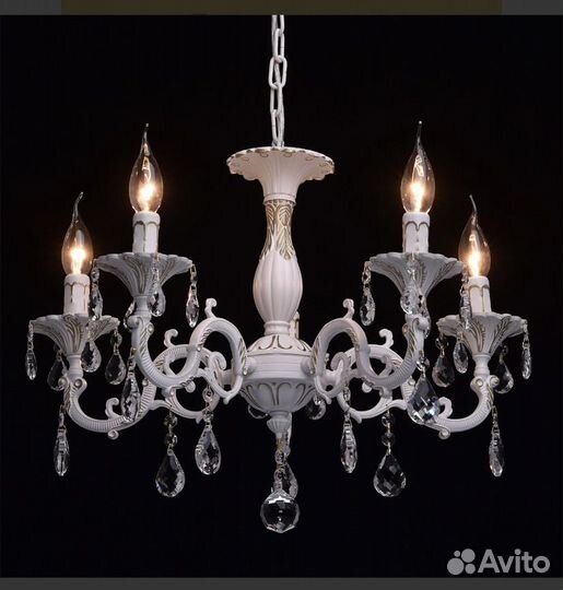 Подвесная люстра хрустальная MW-light Свеча