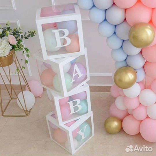 Коробка для шаров декор фотозона аренда