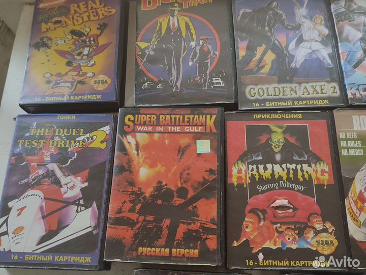 Картриджи для sega mega drive 2