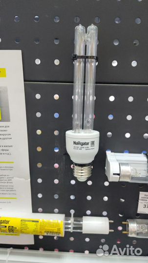 Уф бактерицидная лампа в обычный цоколь е27 15Вт