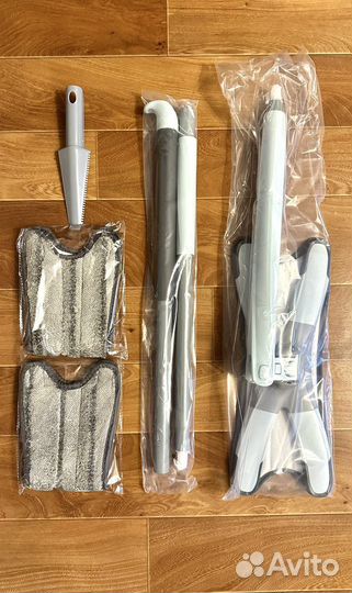 Швабра с отжимом, руки сухие, новая