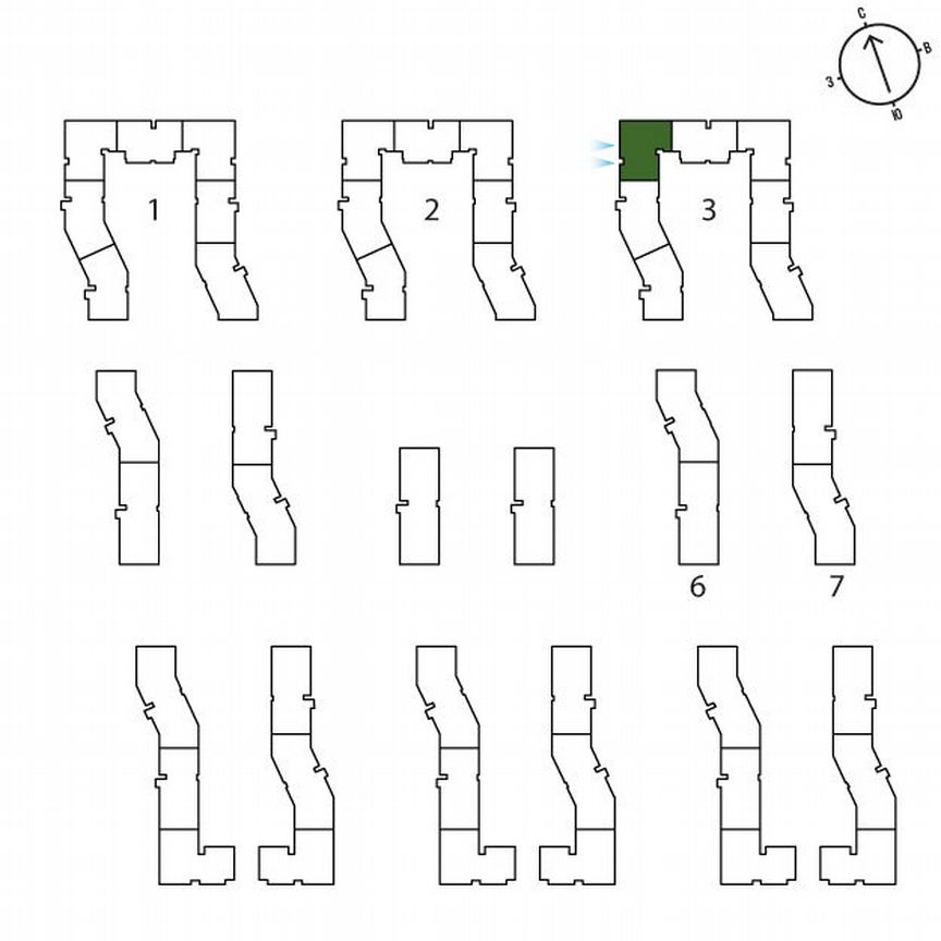 3-к. квартира, 52,1 м², 2/3 эт.
