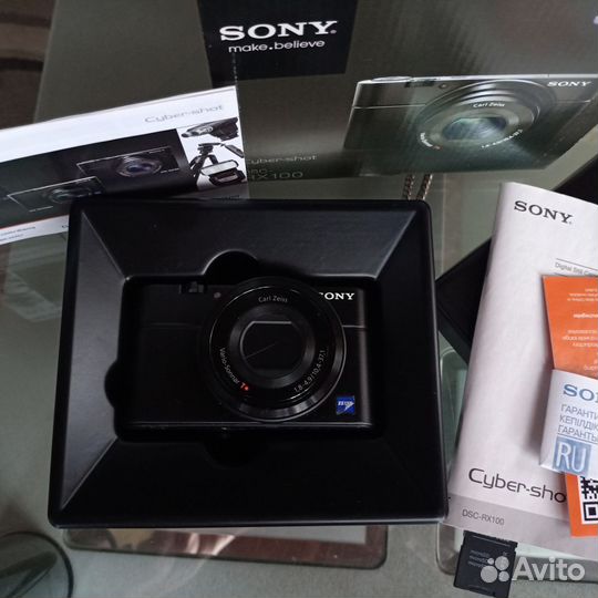 Компактный фотоаппарат sony cyber shot DSC-RX100