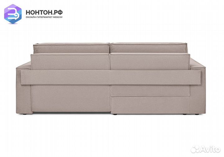 Диван угловой еврокнижка двухместный Тревис бежевы