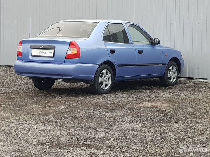 Hyundai Accent 1.5 МТ, 2005, 153 665 км