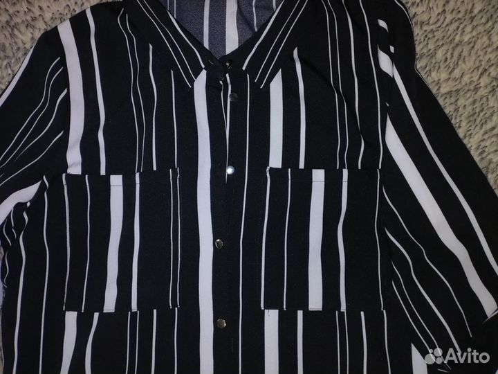 Платье-рубашка р.52