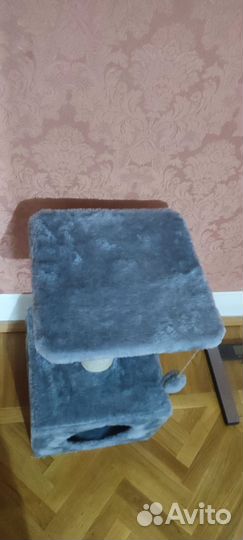 Когтеточка домик для кошки новый