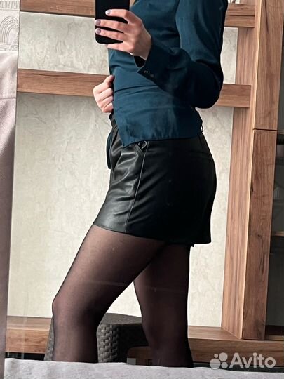 Шорты кожаные amisu 42-44