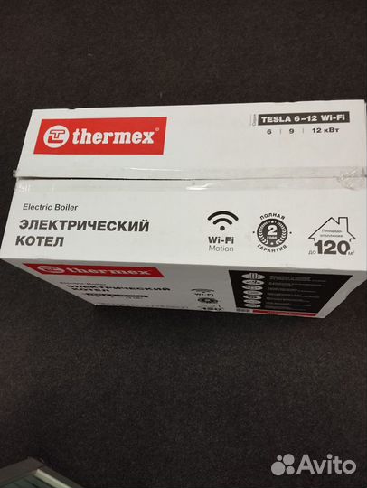 Продам электрический котёл thermex Tesla 6-12 wifi