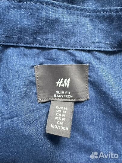 Рубашки h&m 180р-р