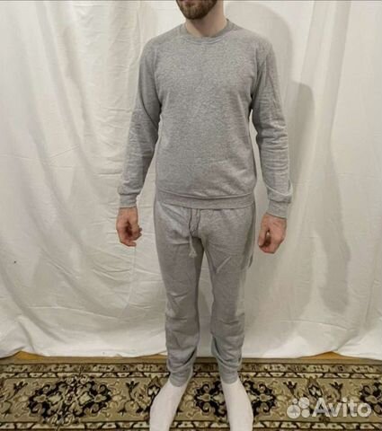 Спортивный костюм серый мужской