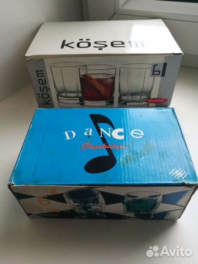 Бокалы, рюмки, розетки, стаканы