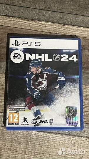 Диск на ps5 нхл 24