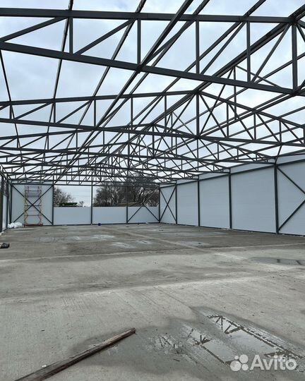 Ангар, каркас ангара