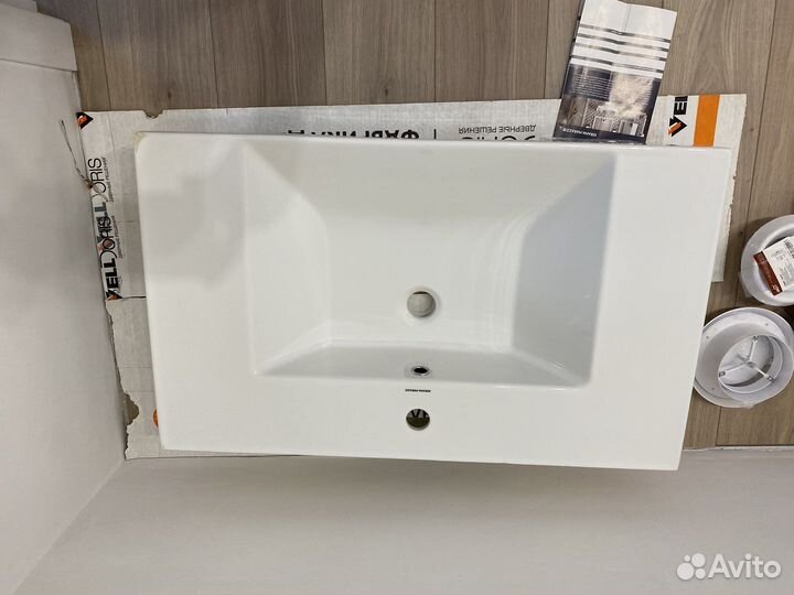 Раковина Керамамараци на тумбу 80см