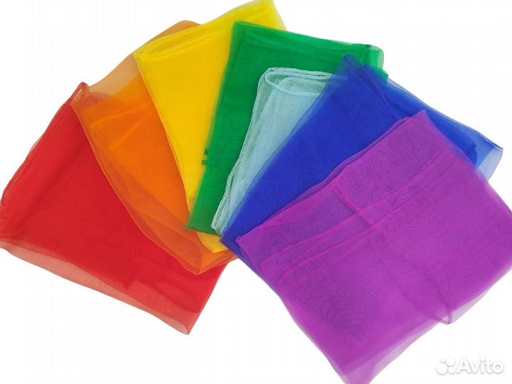 Радужные платочки (7 цветов)