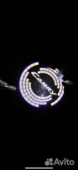 Подсветка дверей с логотипом Lada,Ford,Camry