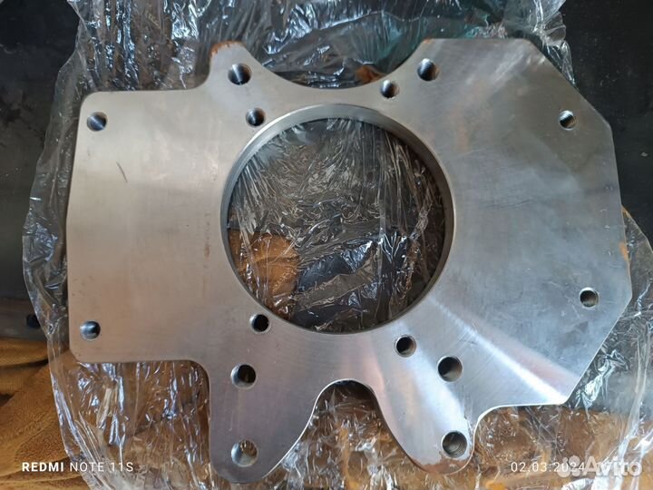 Переходная плита с ом616 на кпп УАЗ