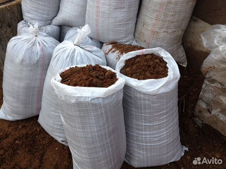 Навоз конский в мешках