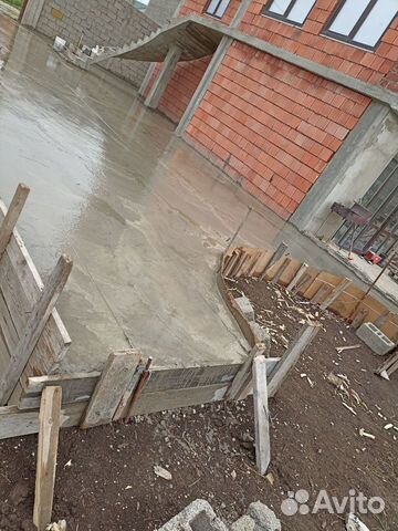 Заливка двора бетоном объявление продам