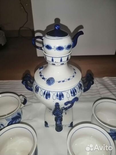 Посуда СССР гжель