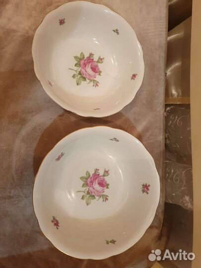 Салатник фарфорГДР Кахла 1950-60г