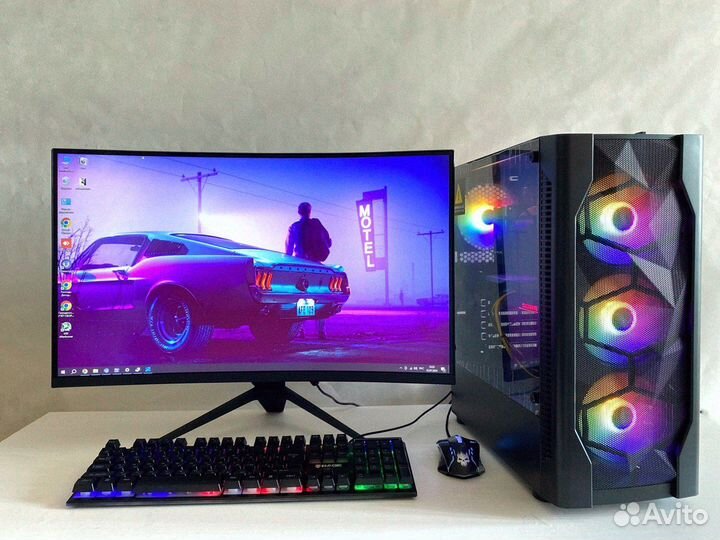 Игровой Пк I7 9700 2670v3 RX 580 8GB DDR4 Комплект