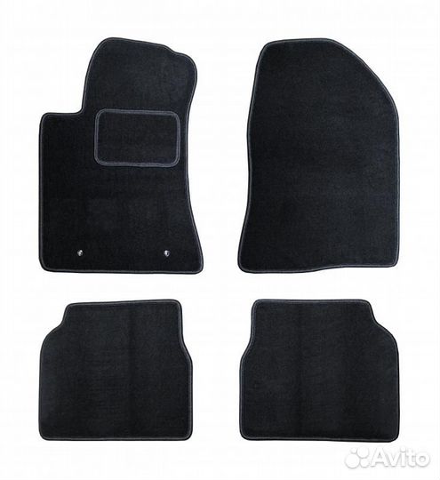 Ковры салона текстильные для mitsubishi lancer x