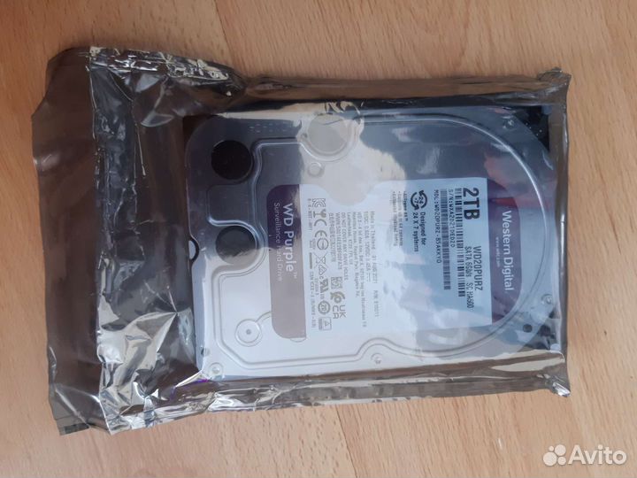Жесткий диск hdd 2 тб wd purple