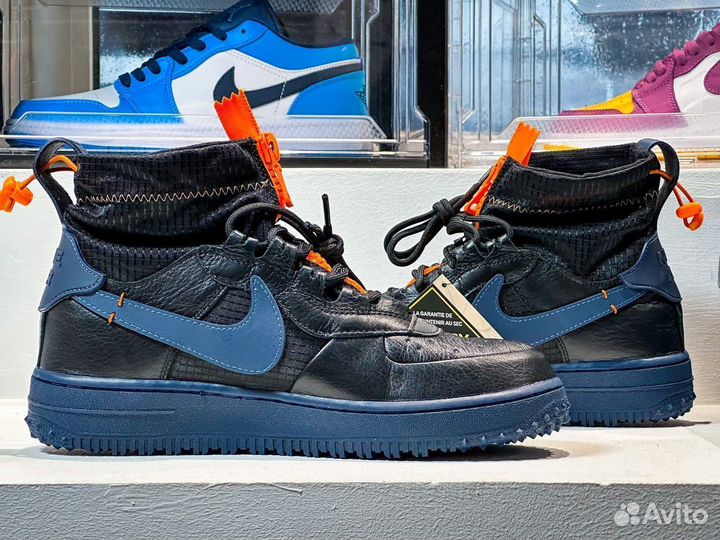 Nike Air Force 1 High Gore Tex Black Thunder Blue