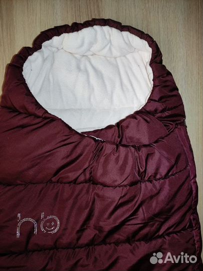 Зимний конверт в прогулочную коляску