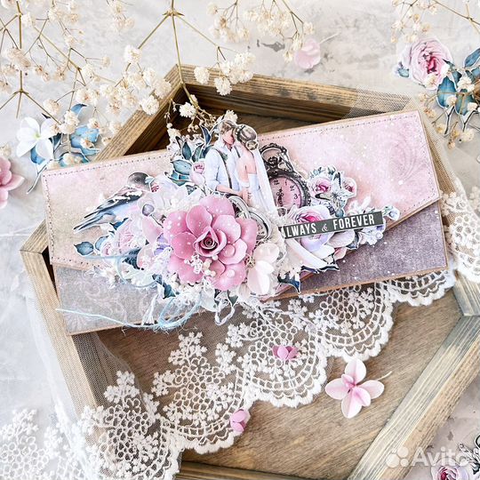 Конверт для денег ручной работы