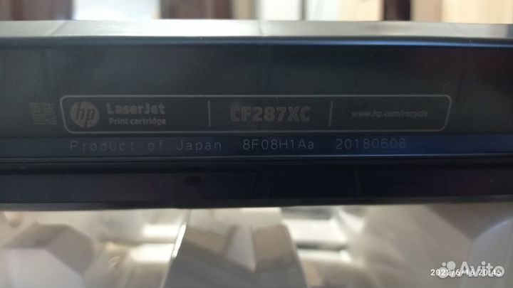 Картридж hp CF287X оригинал
