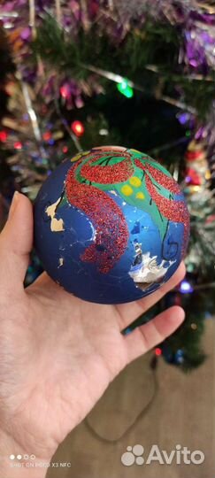 Елочные игрушки стекло