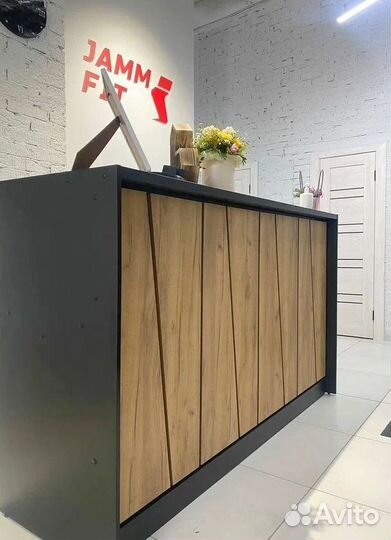 Зона ресепшен, стойка 3Д