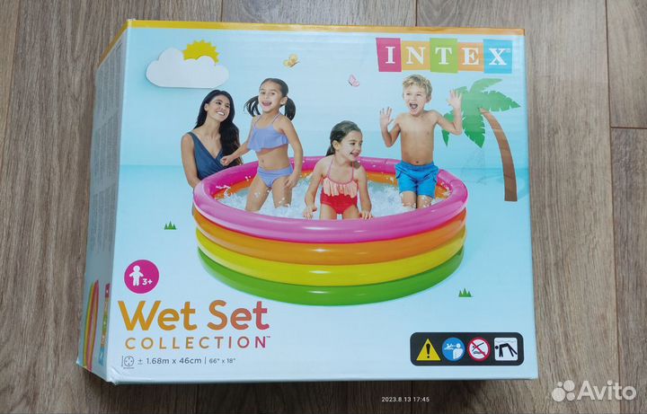 Детский надувной бассейн 3+