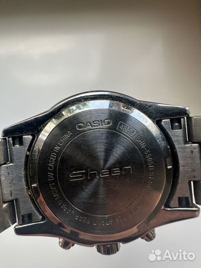 Часы casio sheen с кристаллами swarovski