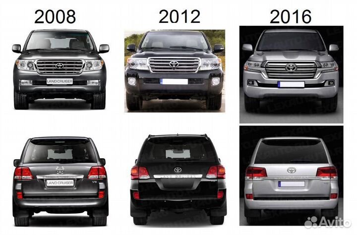 Рестайлинг land cruiser 200 переделка под 2019