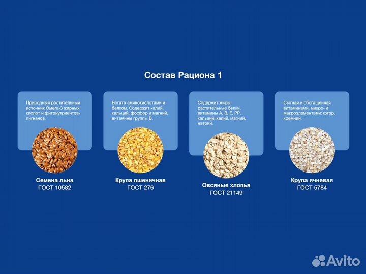 Каша для собак